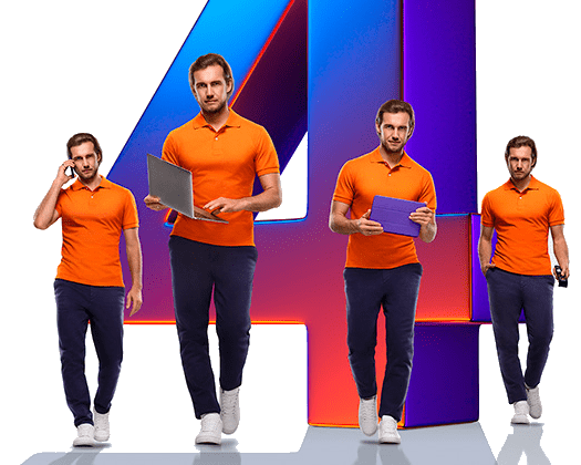 Великолепная четверка Ростелеком в деревня Братское (Орловская область)